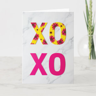 Botanisk Xoxo Välkomstkort Kort