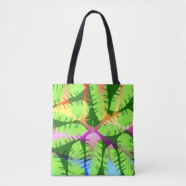 BOTANISKA ABSTRAKTA BANANBLAD TYGKASSE (Framsida)