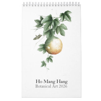 Botaniska akvareller Kalender 2026