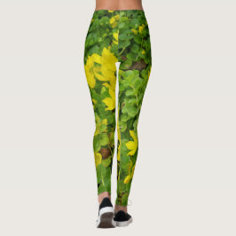 Botaniska balar som Creeping XS XL Joggar Leggings
