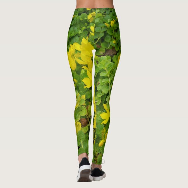 Botaniska balar som Creeping XS XL Joggar Leggings (Baksida)