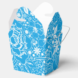 Botaniska beauties LT Blue-take Out Favor Box Presentaskar