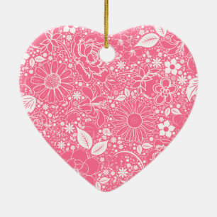 Botaniska Beauties LT Rosa HJÄRTFORMADE ORNAMENT