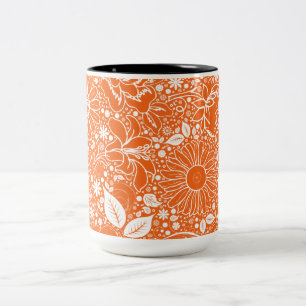 Botaniska Beauties Orange Coffee Mugg