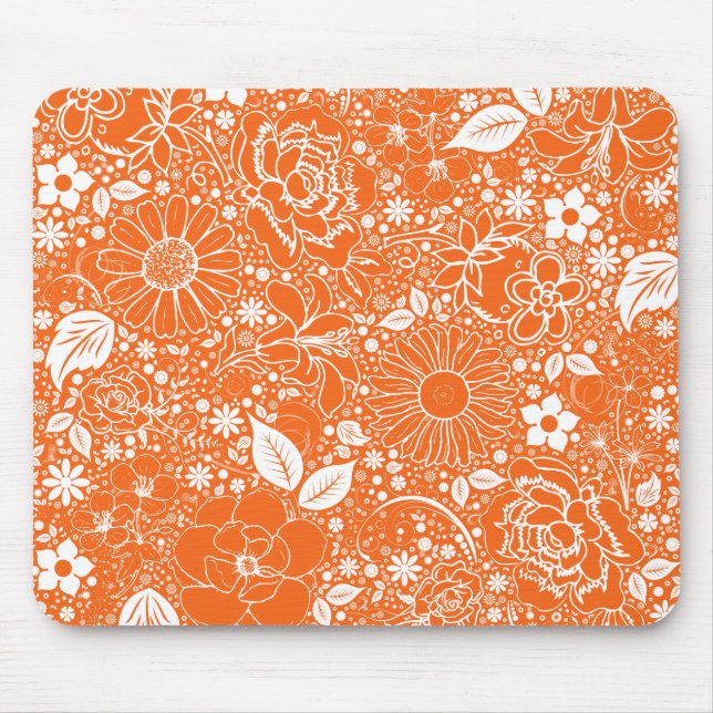 Botaniska beauties-Orange, musknapp Musmatta (Framsidan)