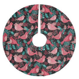 Botaniska berger Fågelvinter Foliage Julgransmatta Borstad Polyester