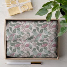 Botaniska blad Sagegrön rosaton Mjuk blomsterdesig
