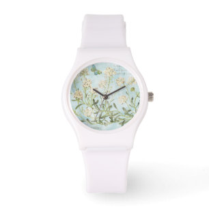 Botaniska blått armbandsur