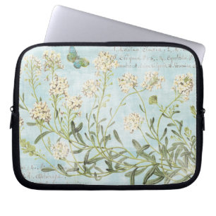 Botaniska blått laptop sleeve