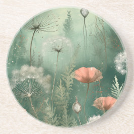 Botaniska bliss: AI-genererad blomma Underlägg