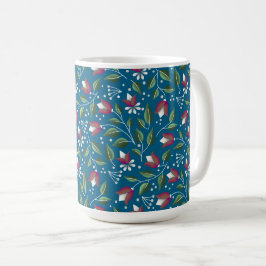 Botaniska bliss Blommigt Mugg