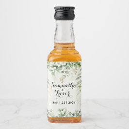 Botaniska bliss Elegant Garden Vows Spritflaskor Etikett