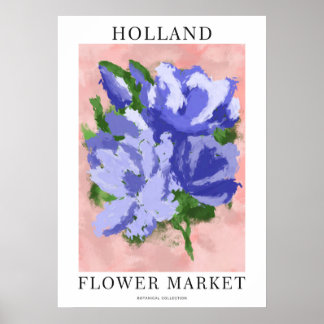 Botaniska bliss: En blommande marknadsinsamling Poster