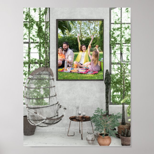 Botaniska bliss - Garden Art Poster (Framsidan)