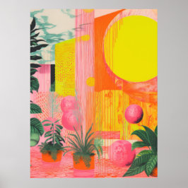 Botaniska bliss: Sol Harmony Poster
