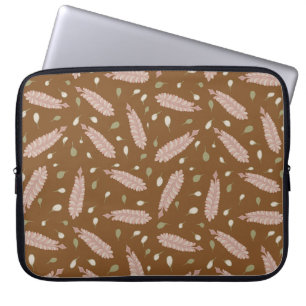 Botaniska blommande pennor – Elegant blomsterdator Laptop Fodral