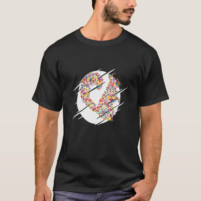 Botaniska blommekorrar t shirt (Framsida)