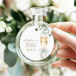 Botaniska blommiga bröllopsfest presentkort etiket gåvor etiketter