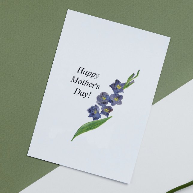 Botaniska Blommigten Hälsning Mors dag Lily Kort (Skapare uppladdad)