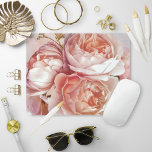 Botaniska Blommigten Peony  Rosa ros Musmatta<br><div class="desc">Botanisk Blommigt Peony  Mouse Pad Rosa ros - Dekorera ditt skrivbord i stil med denna vackra musknapp med en vacker bukett av rosa ros och peony,  över en vacker rosa och blå vattenfärgsbakgrund. Copyright Anastasia Designer,  alla höger förbehållna.</div>