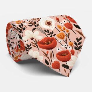 Botaniska Boho Fall Wildblommor Meadow Mönster Slips