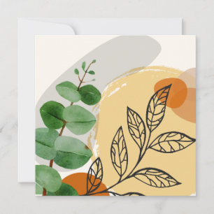 Botaniska Boho-Gröntens Orange