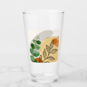 Botaniska Boho-Gröntens Orange Glaskopp