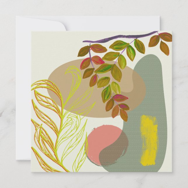 Botaniska Boho-Gultens Grönt (Framsida)