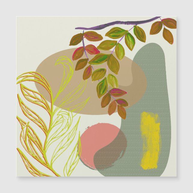 Botaniska Boho-Gultens Grönt (Framsida)