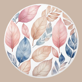 Botaniska Boho Höst löv Mönster Knopp