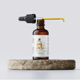 Botaniska Chamomile Essential Oils Watercolor Adressetikett