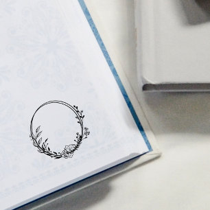 Botaniska cirkulationsblommor Journal Stämpel
