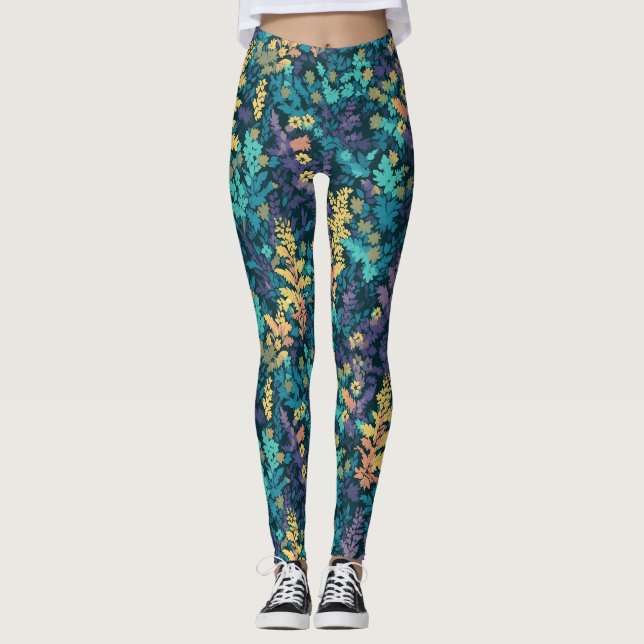 Botaniska: Coola Vår Leggings (Framsida)