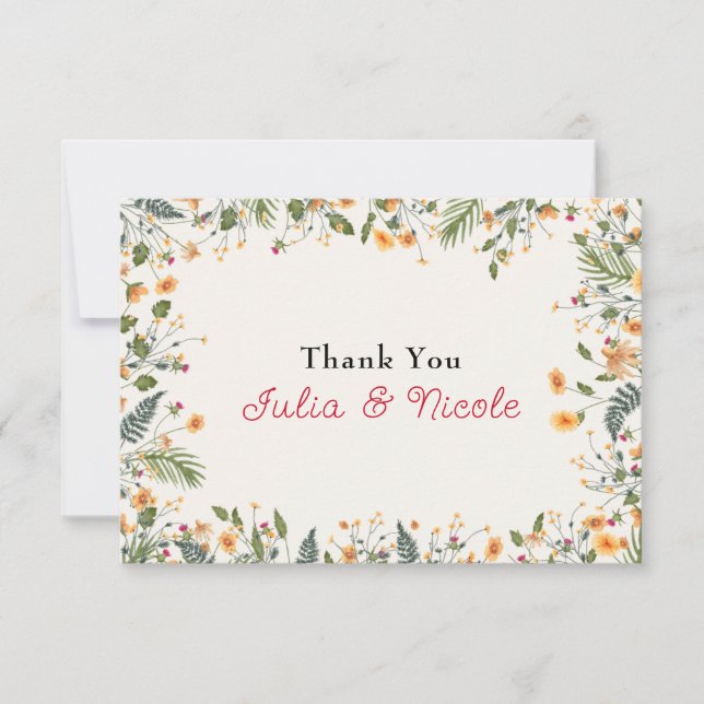 Botaniska Daisyn Daffodils Peony Flowers Bröllop (Framsida)