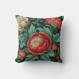 Botaniska Dekorativ kudde - Peony