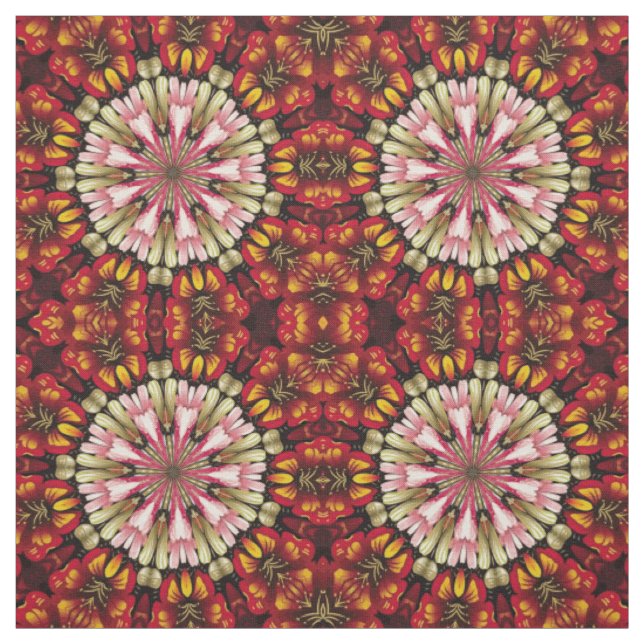Botaniska Drömmar Mandala Tyg (Provkarta)