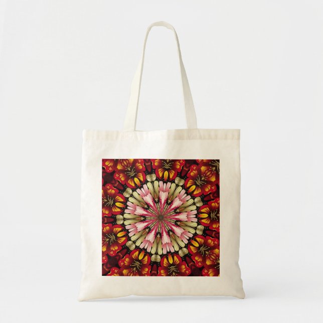 Botaniska Drömmar Mandala Tygkasse (Framsidan)