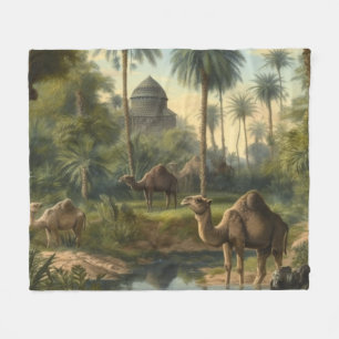 Botaniska: drunkningsolyckor i djungeln nära en fl fleecefilt