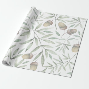 Botaniska ekollonar och gröntar presentpapper