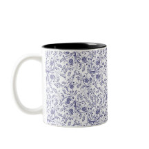 Botaniska Elegance White Mugg
