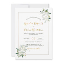 Botaniska Eleganten i Guld Blommigt Bröllop 2