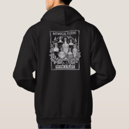 Botaniska Elixirer Flaskor för Trolldrycker Grafik Hoodie