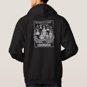 Botaniska Elixirer Flaskor för Trolldrycker Grafik Hoodie
