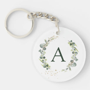Botaniska Eucalyptus Monogram Greenery Bröllop