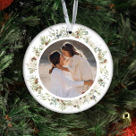 Botaniska eukalyptus Greenery-Anpassningsbarna jul Julgransprydnad Keramik<br><div class="desc">Öka din helgdag med vår "botaniska Eucalyptus Grey Anpassningsbar jul Ceramic Ornament". Denna utsökta ornament kapslar på ett vackert sätt in cottagecore-charmen med dess intrikade eukalyptus greenery och känsliga botaniska vattenfärgade andedräkt. Den minsta formen av utandning och tidlöshet för blad skapar en elegant och ett underskattat utseende som perfekt kompletterar...</div>