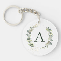 Botaniska eukalyptus Monogram Greenery Bröllop