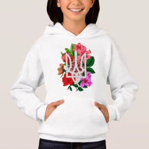Botaniska fortfarande och ukrainska tridentaltryzu t shirt