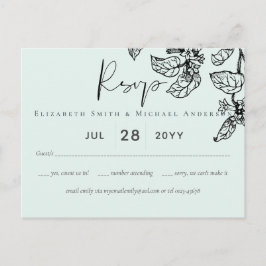 Botaniska Garden Lövs budget Bröllop Vykort