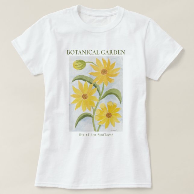 Botaniska Garden Maximilian Solros T Shirt (Design framsida)