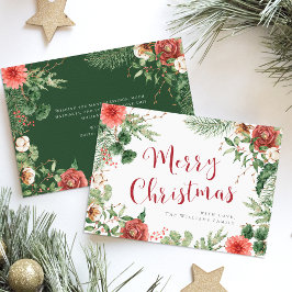 Botaniska God jul-kort